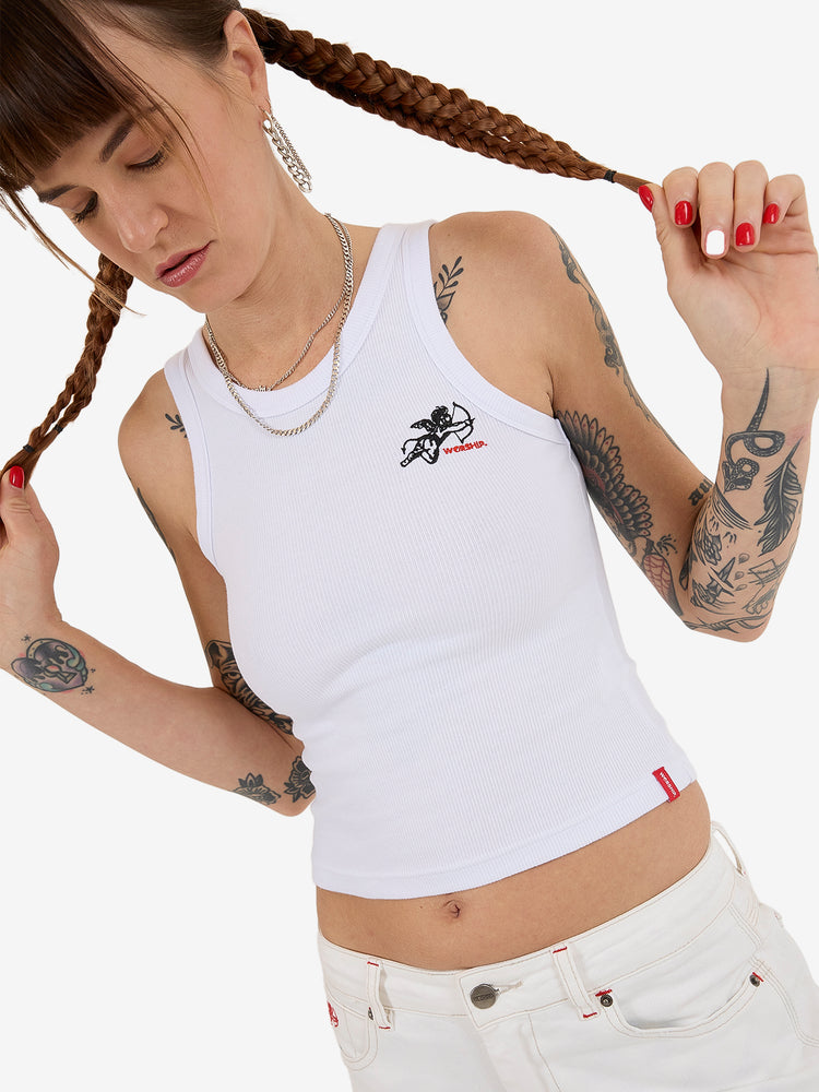 Cherub Longline Tank - White