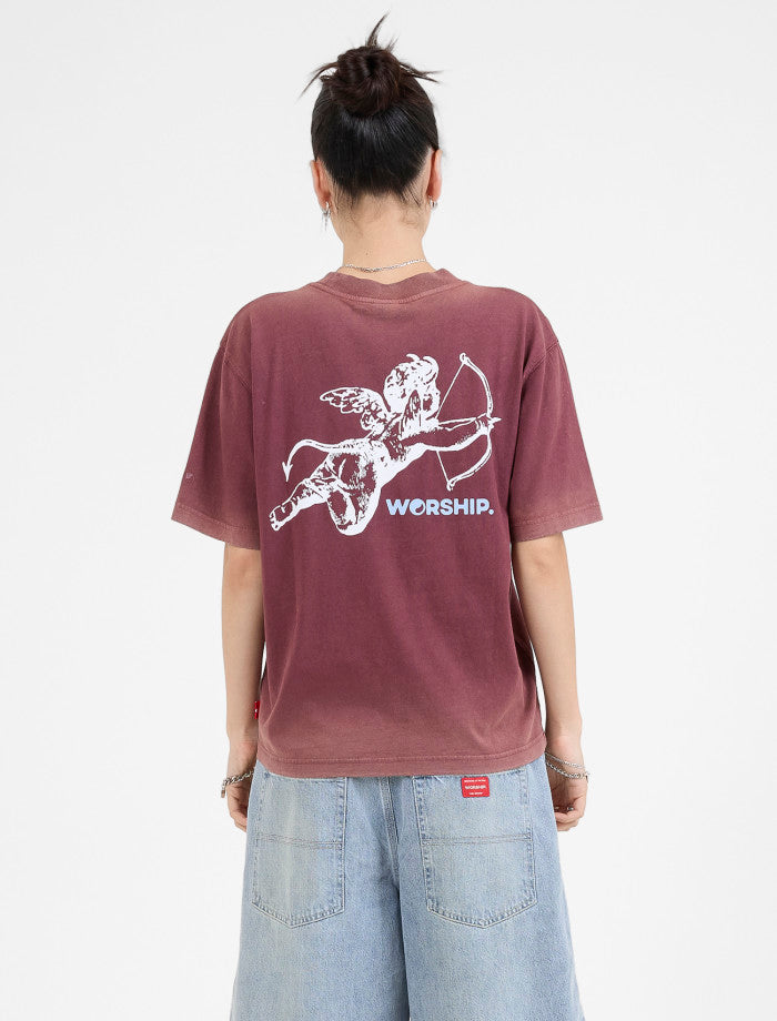 Cherub Regular Fit Tee - Vintage Wine