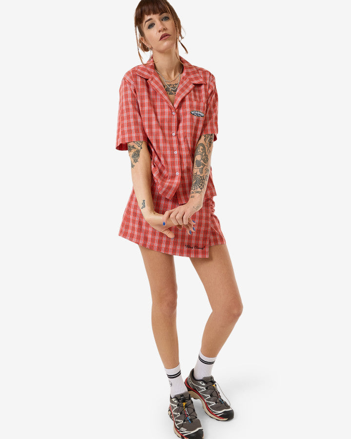 Class Box Fit Shirt - Tomato Red