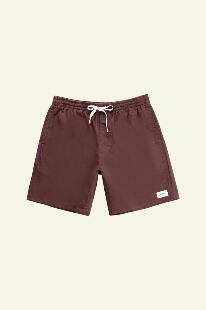 Classic Linen Jam Shorts - Merlot