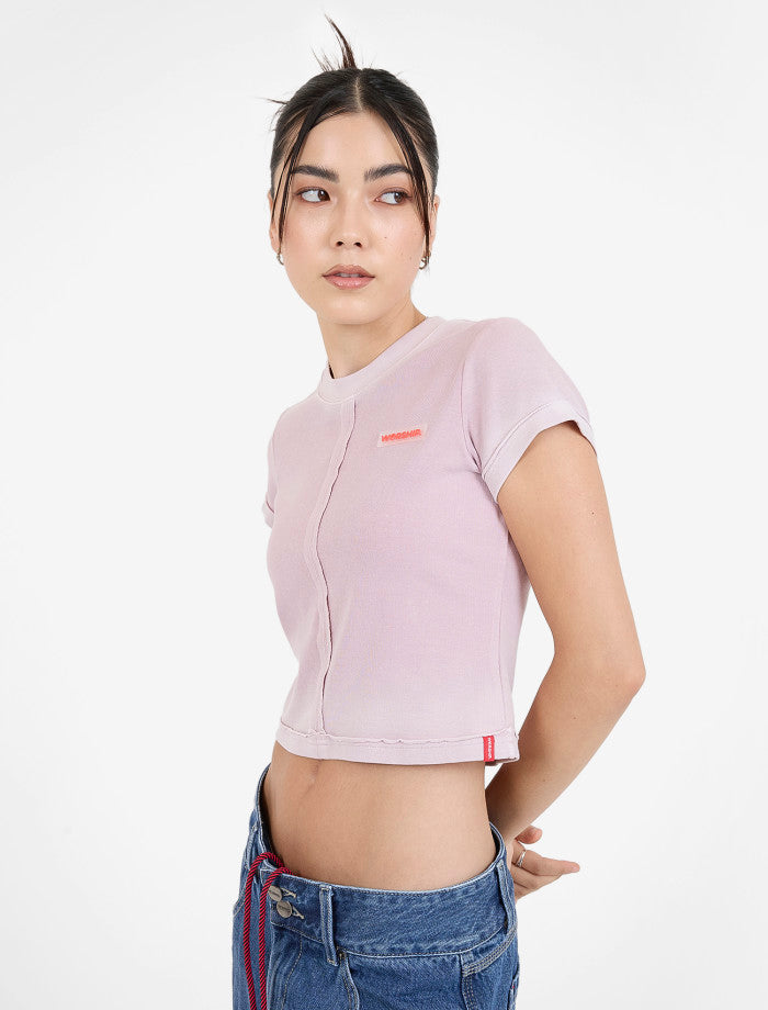 Core Divided Teeny Tee - Lilac Fade