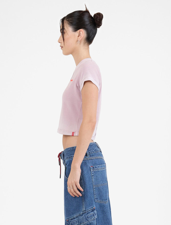 Core Divided Teeny Tee - Lilac Fade