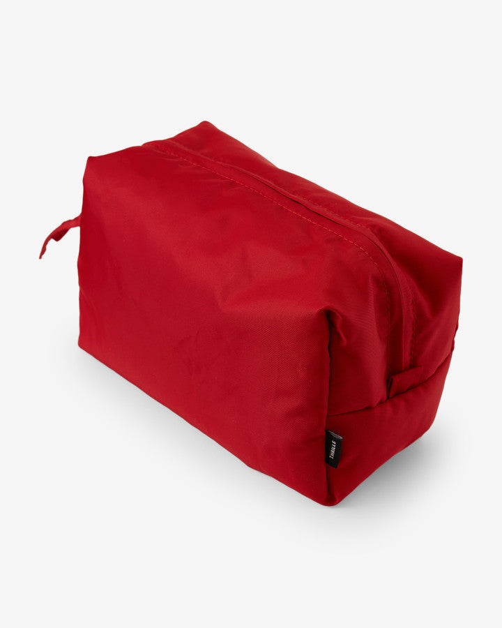 Cosima Nylon Wash Bag - Flame Red