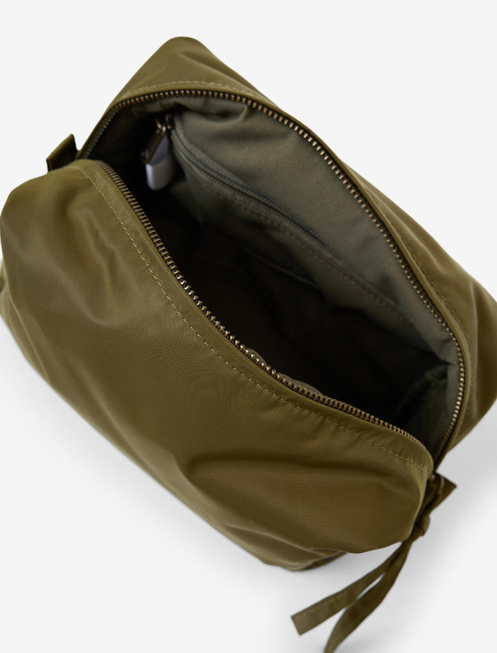 Cosima Nylon Wash Bag - Tarmac