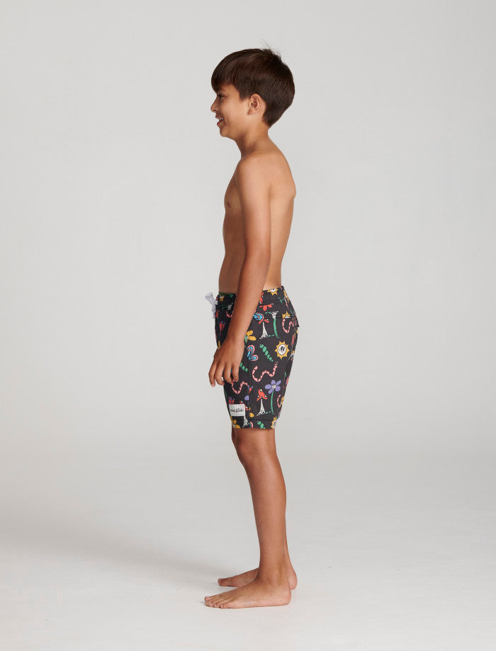 
            
                Load image into Gallery viewer, Criticals Kids Boardshort - Black
            
        