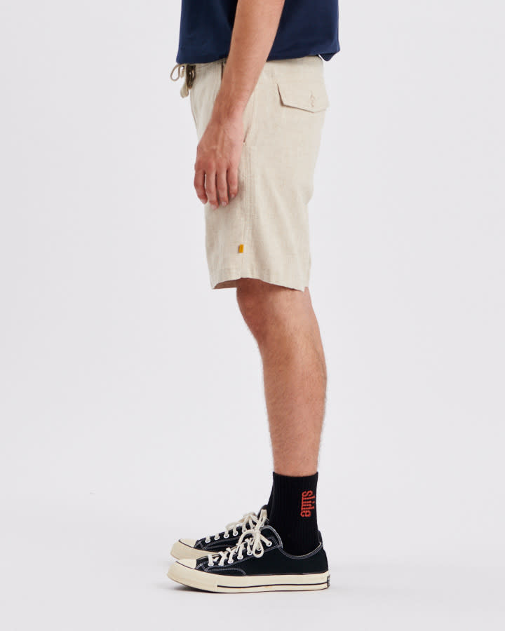 Cruiser Linen Short - Ecru