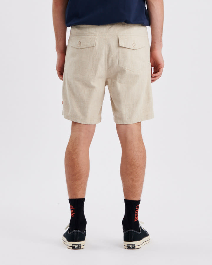 Cruiser Linen Short - Ecru