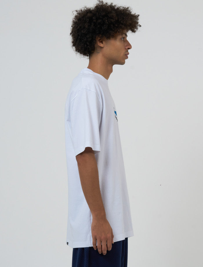 Cultivate Gravitate O/S Fit Tee- White