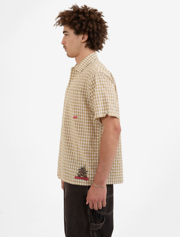 Dejavoodoo Short Sleeve Shirt – Popcorn Yellow