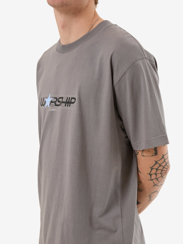 Delirium Tee - Steel Grey