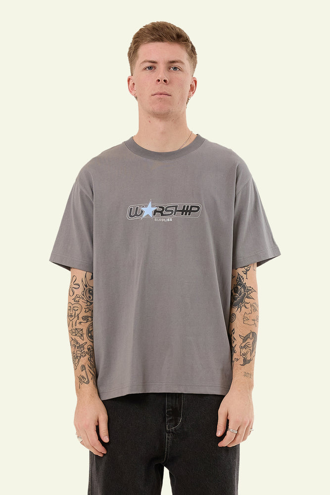 Delirium Tee - Steel Grey