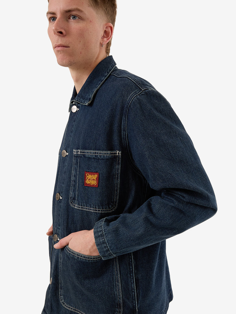 Denim Chore Jacket - Dirty Midnight