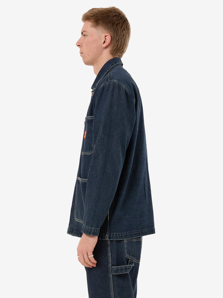 Denim Chore Jacket - Dirty Midnight