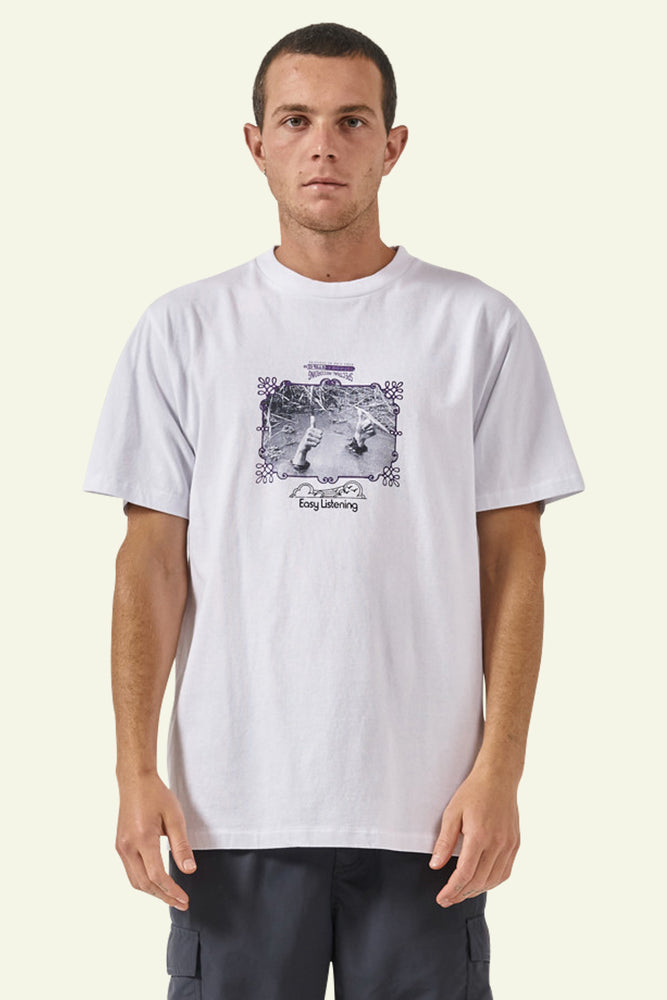 Easy Listening Merch Fit Tee - White
