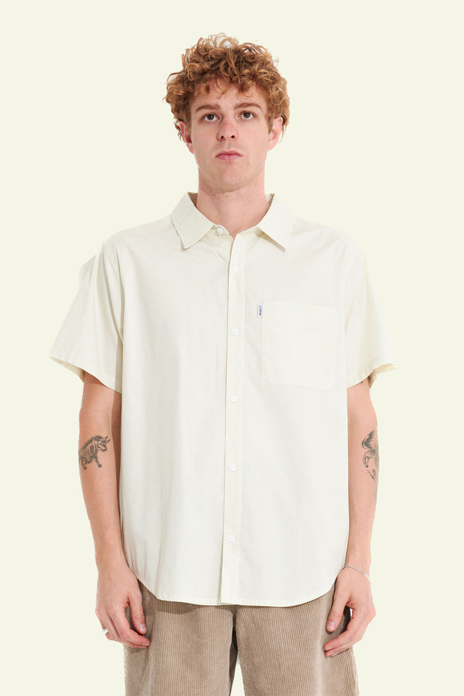 Affluent Spice SS Shirt- Thrift White