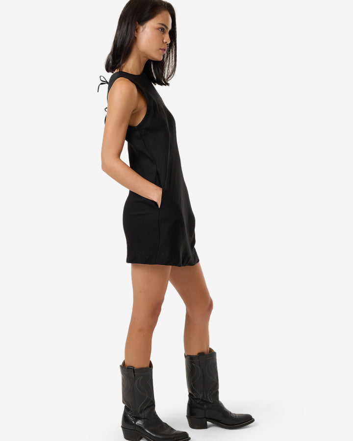 Ember Arianna Mini Dress - Black