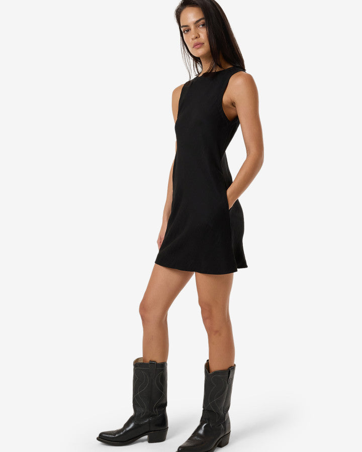 Ember Arianna Mini Dress - Black