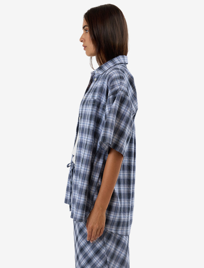 Friendly Service Plaid Shirt - Iceberg