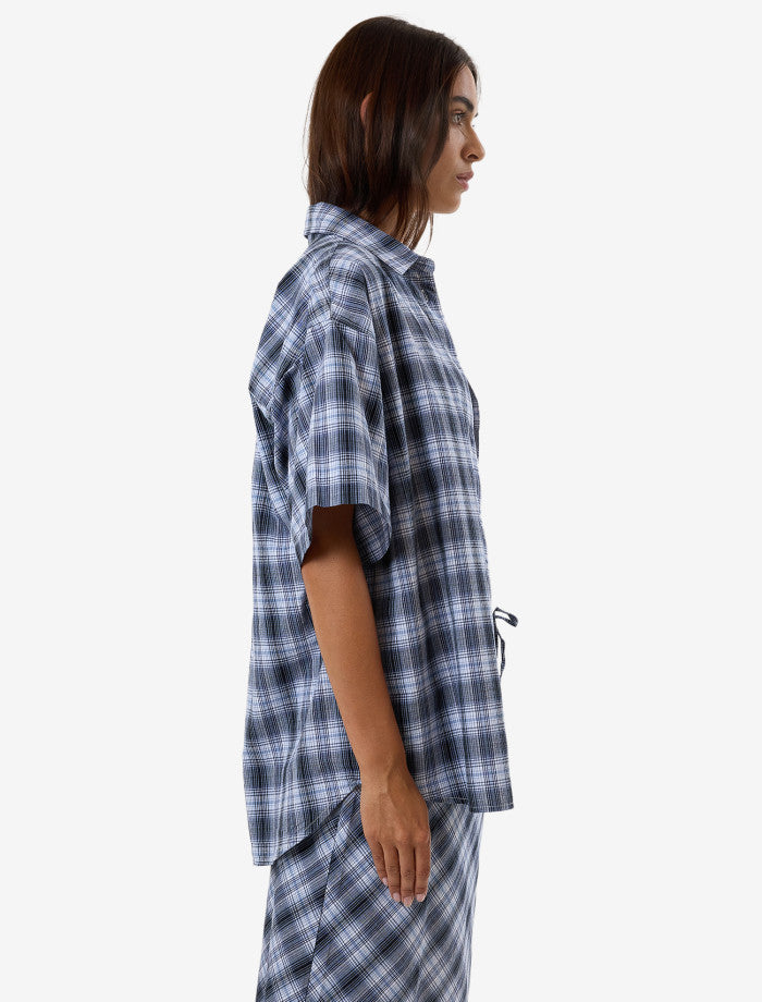 Friendly Service Plaid Shirt - Iceberg