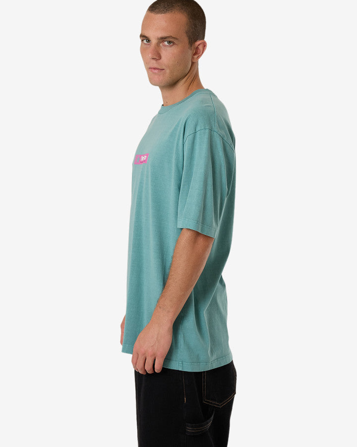 Games Of 84' Oversize Fit Tee - Agate Green