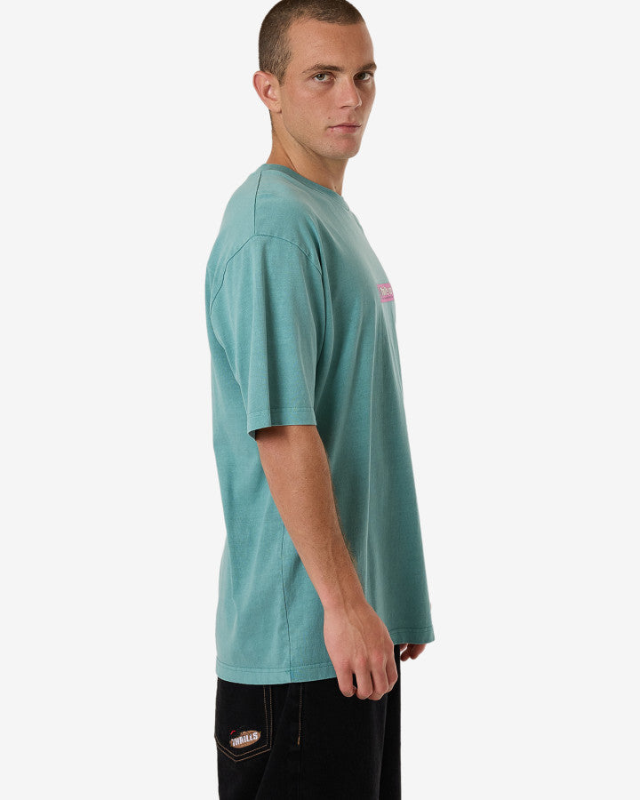 Games Of 84' Oversize Fit Tee - Agate Green