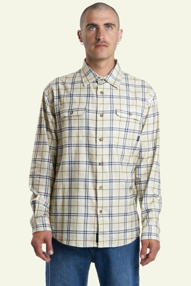 Genuine Oversized Flannel Shirt - Unbleached