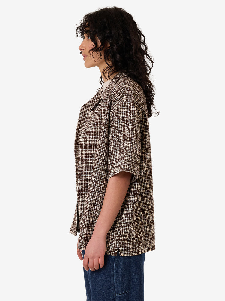 Hazed Adrianna Shirt - Coffee