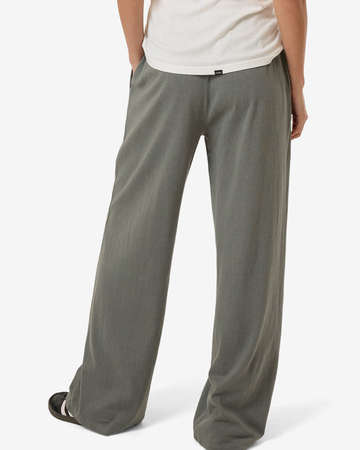 Hemp Relax Pant  - Green Smoke