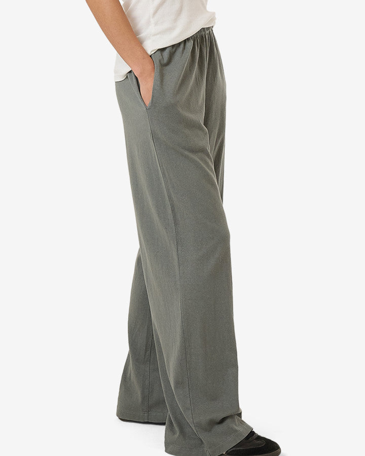 Hemp Relax Pant  - Green Smoke