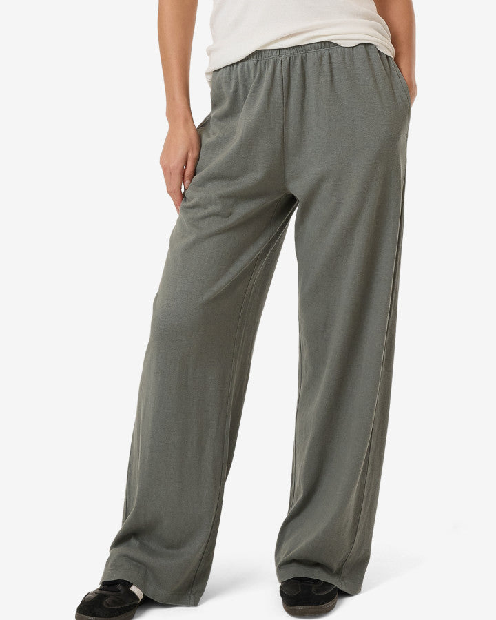 Hemp Relax Pant  - Green Smoke