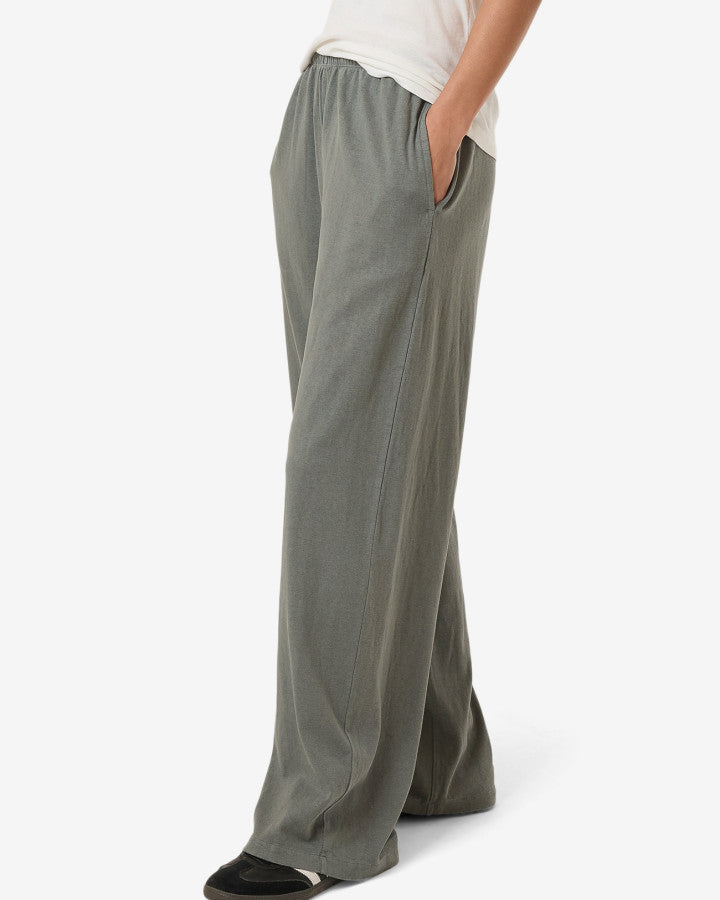 Hemp Relax Pant  - Green Smoke