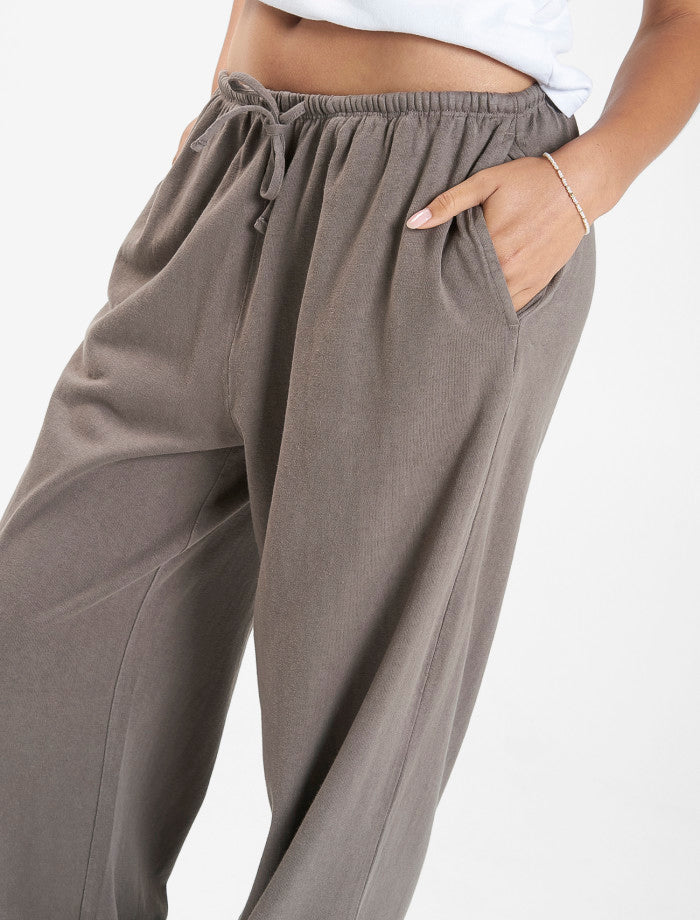 Hemp Relax Pant - Light Canteen