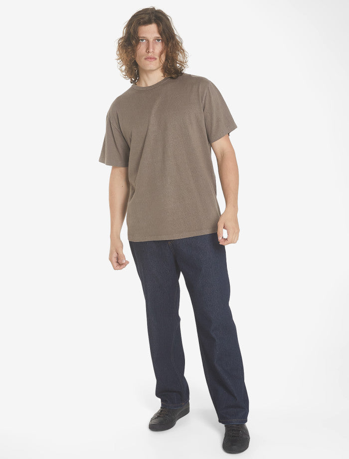 Hemp Thrills Embro Merch Fit Tee - Light Canteen