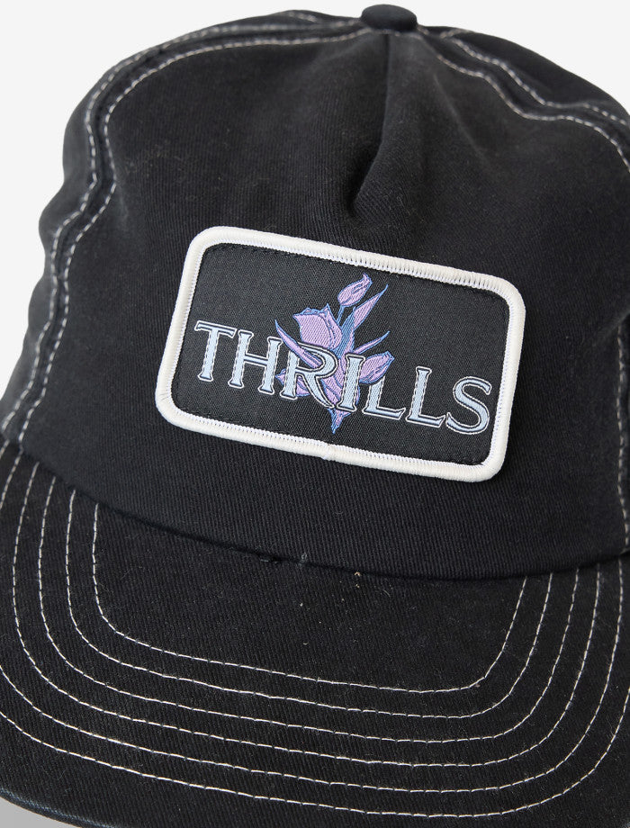 In Bloom 5 Panel Cap - Twilight Black