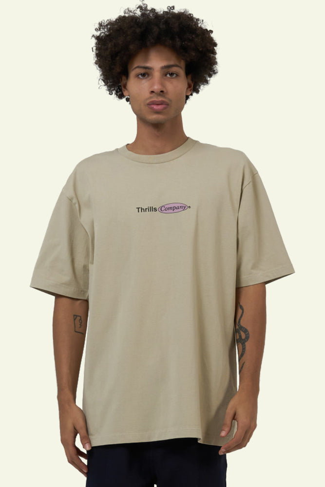 In Harmony O/S Fit Tee- Sandstone