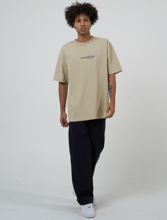 In Harmony O/S Fit Tee- Sandstone