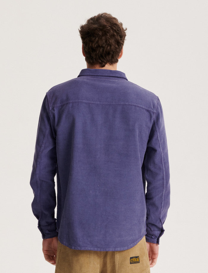 Lazy Boy LS Cord Shirt - Violet