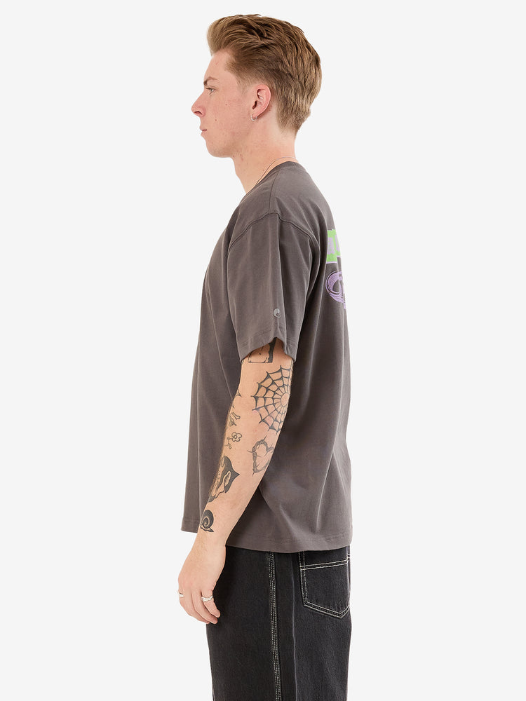 Lil Mo Tee - Worn Black
