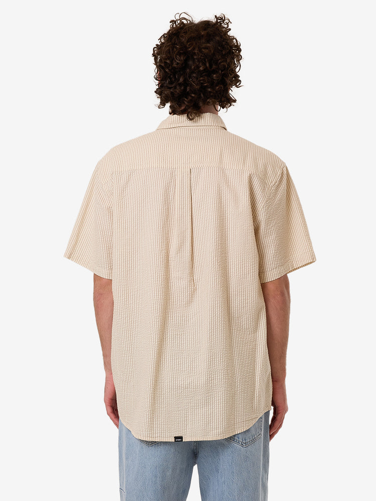 Locked In Stripe S.S Shirt - Heritage White