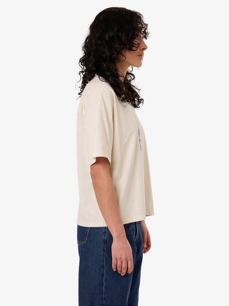 Lupin Square Tee - Heritage White