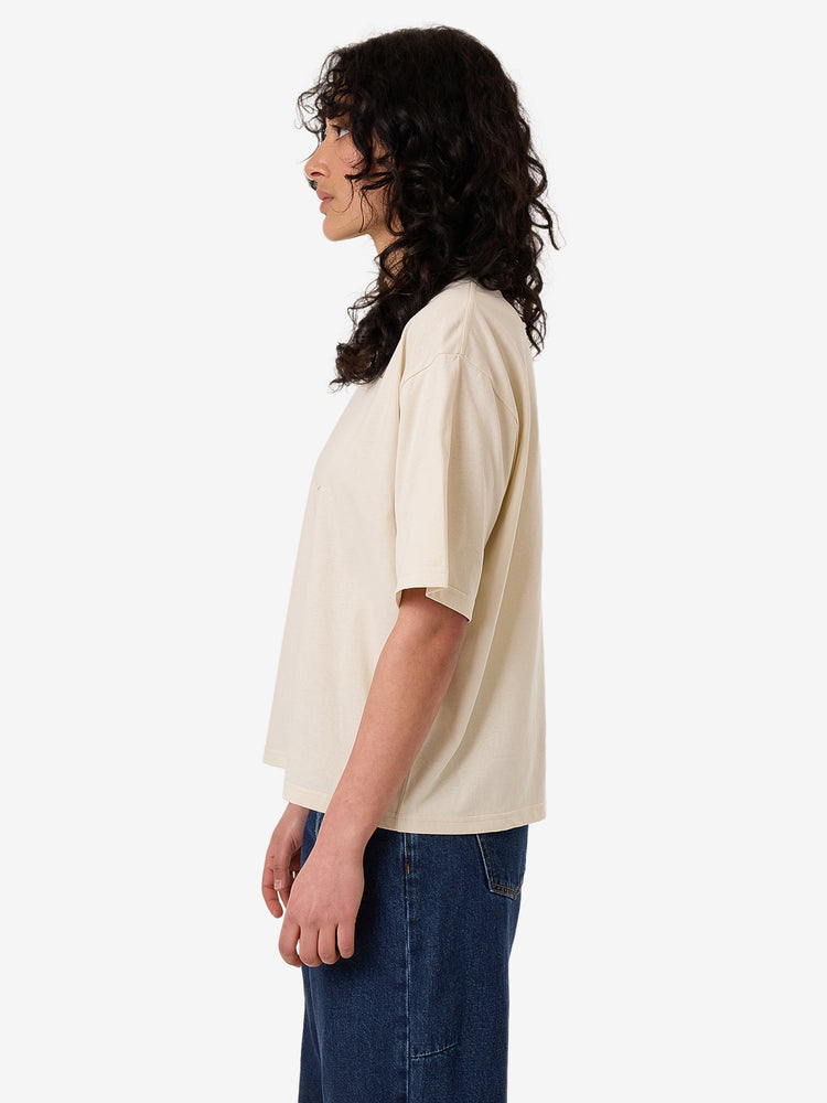 Lupin Square Tee - Heritage White