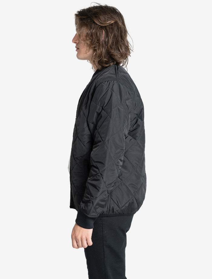 Minimal Thrills Quilt Work Jacket - Black