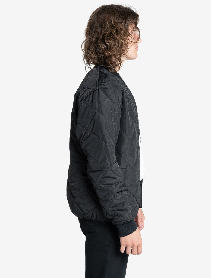 Minimal Thrills Quilt Work Jacket - Black