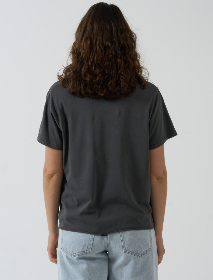
            
                Load image into Gallery viewer, Minimal Thrills Relaxed Tee - Merch Black
            
        