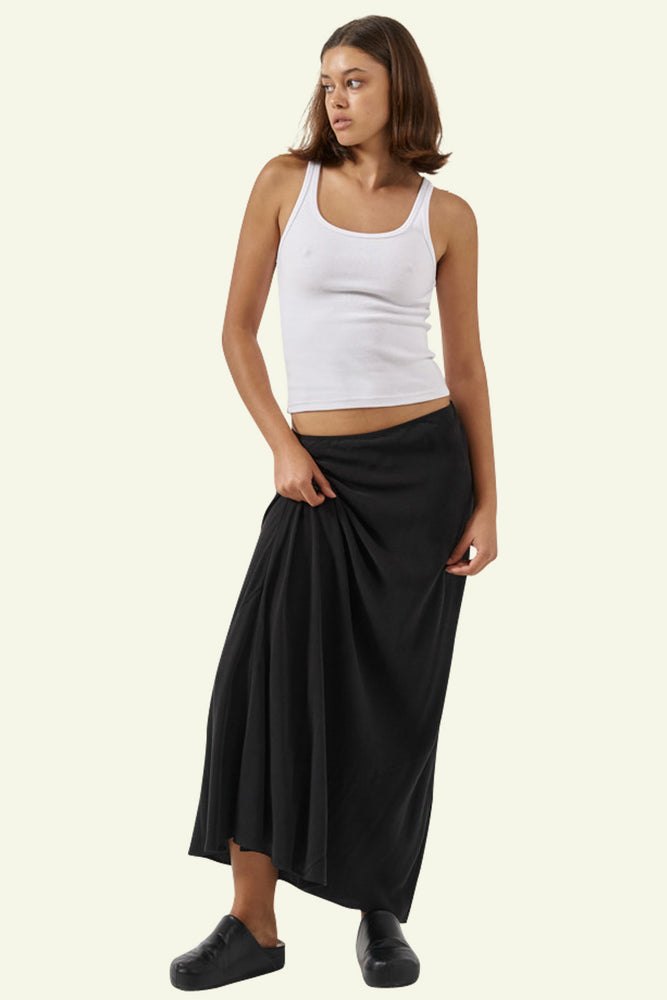 Nerissa Slip Skirt - Antique Black