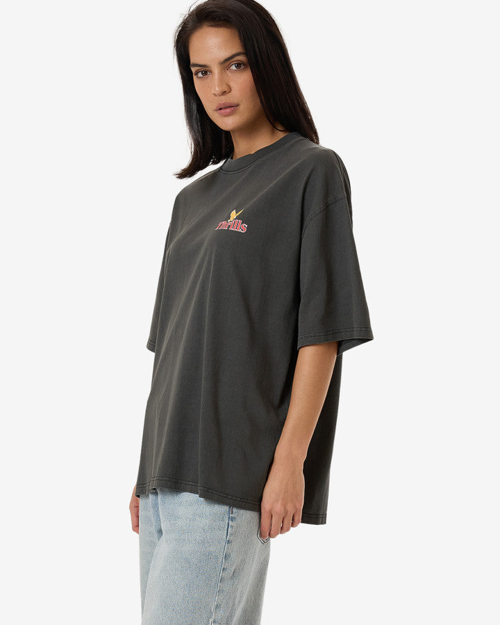 Never Stop Oversized Tee - Merch Black