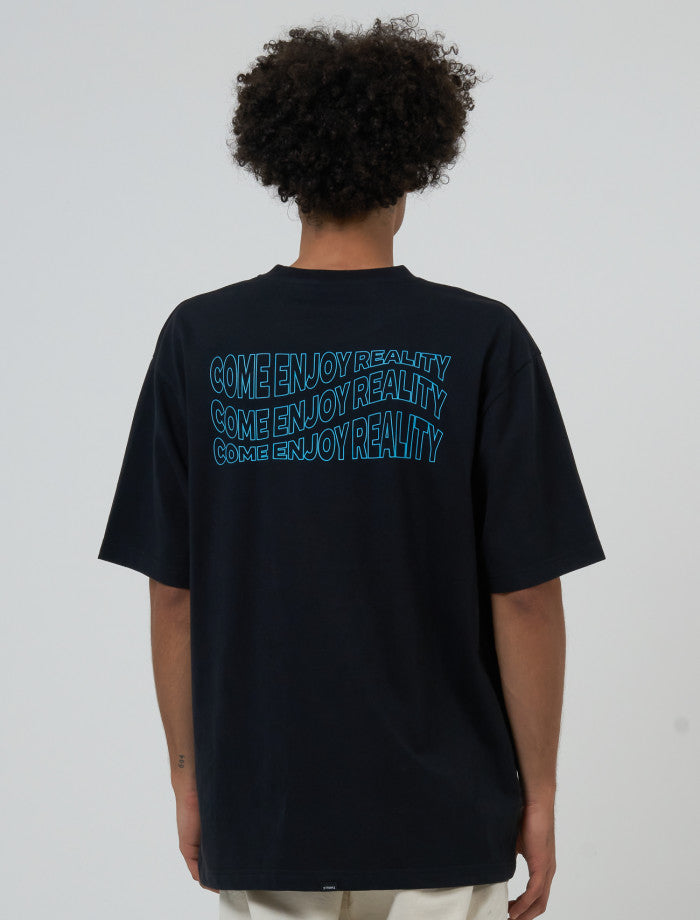 Paradox of Reality O/S Fit Tee- Black