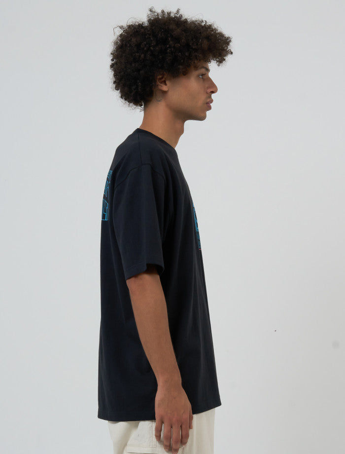 Paradox of Reality O/S Fit Tee- Black