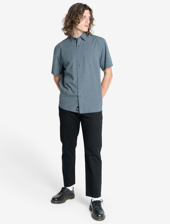 Precious Energy Short Sleeve Shirt - Dark Jade