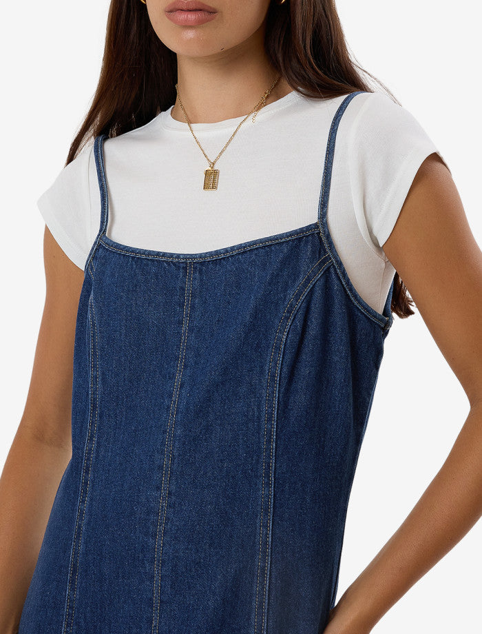 Rory Denim Dress - Union Blue